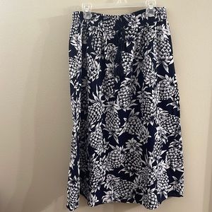 COPY - J. Crew Pineapple Midi Skirt size L NWT